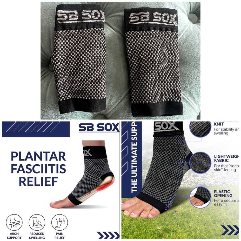SB Sox Plantar Fasciitis Compression Socks  - for All Day Wear